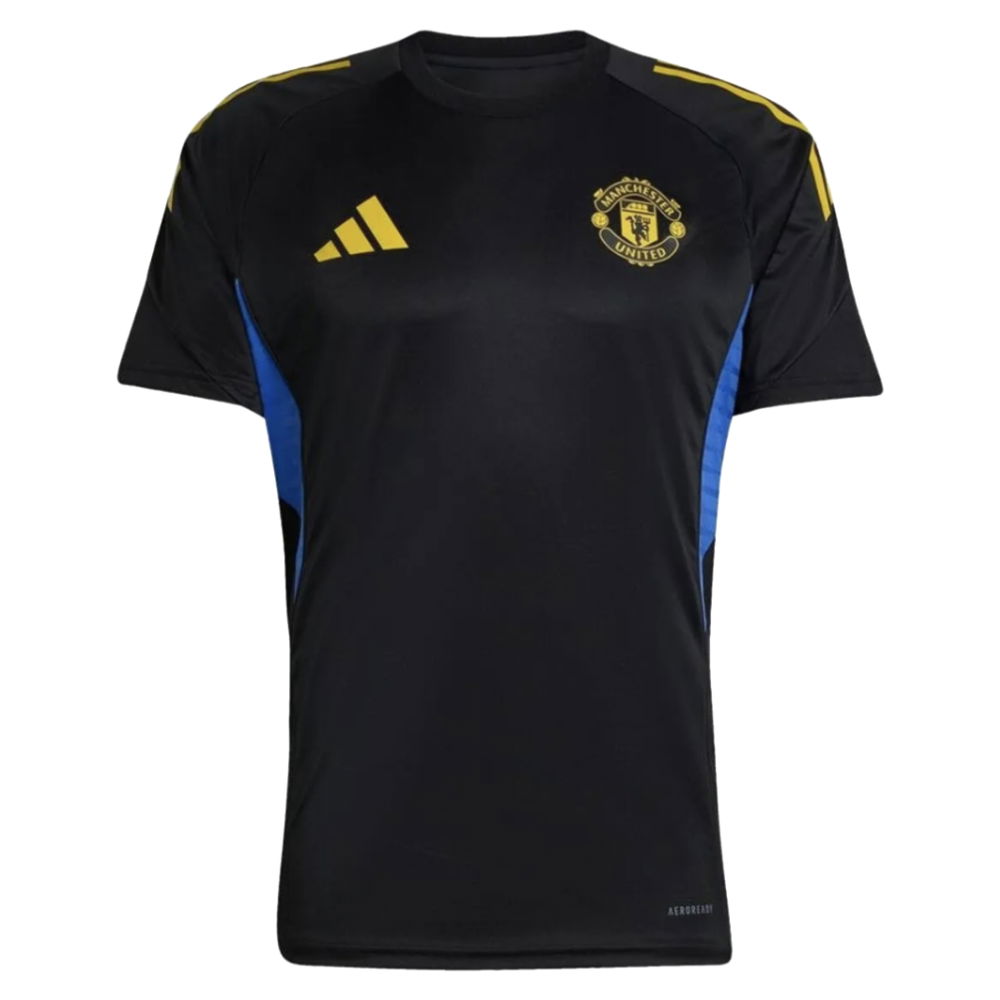 2025-2026 Man Utd EU Training Jersey (Black) (Dorgu 13)