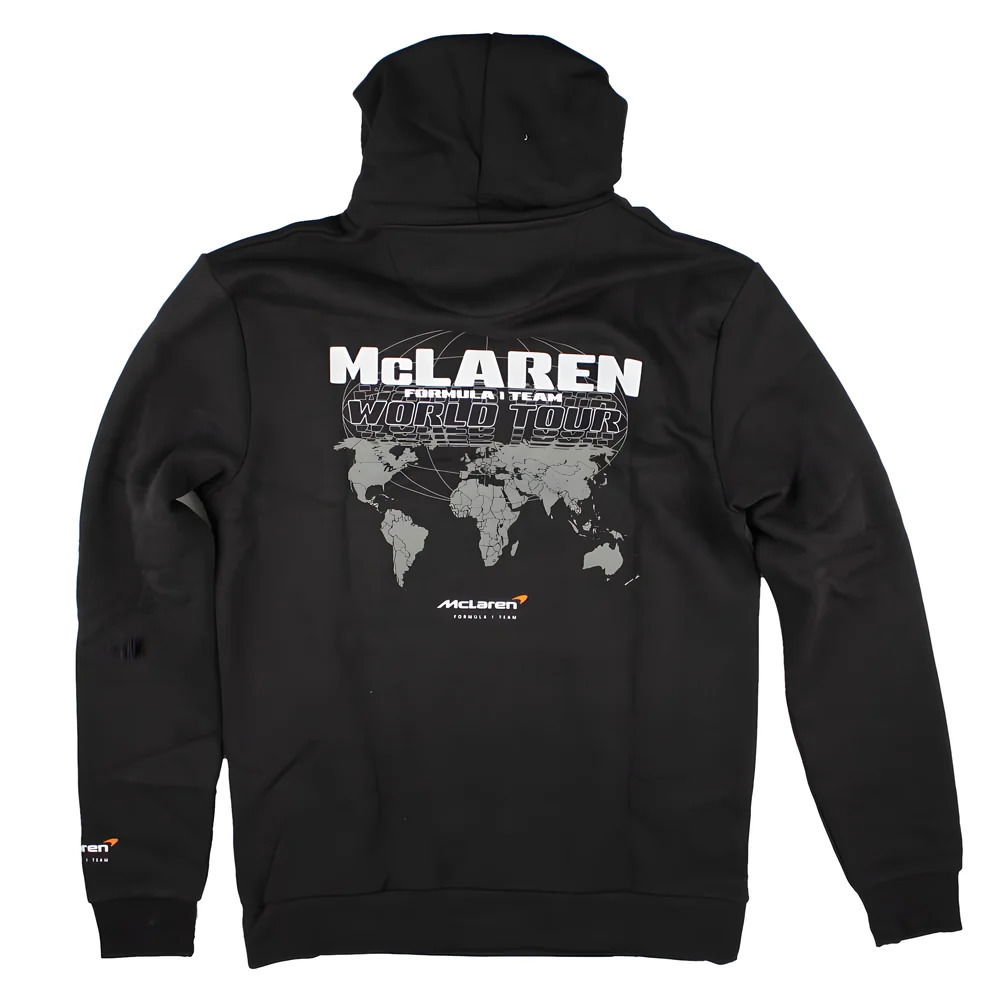 2025 McLaren F1 Unisex World Tour Graphic Hoodie - Phantom