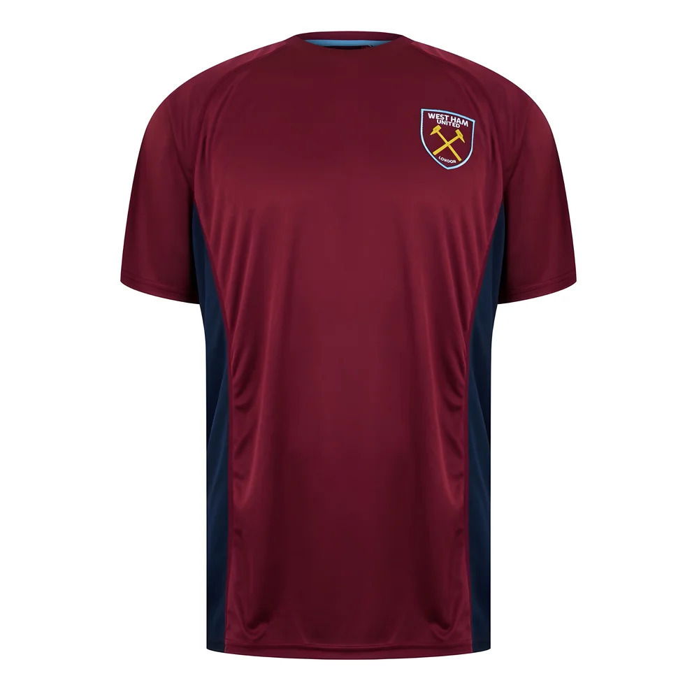 West Ham United Poly T-Shirt (Claret/Blue) (Wan Bissaka 29)