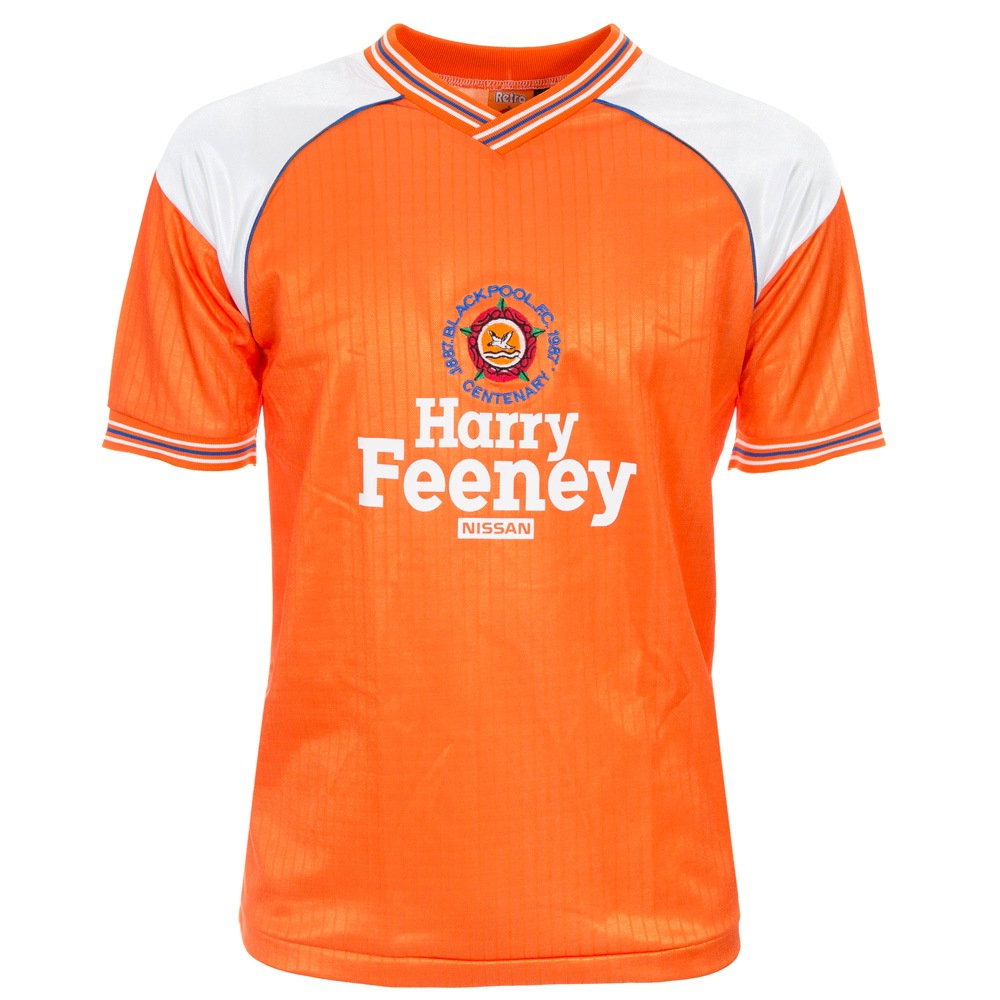 1987-1988 Blackpool Harry Feeney Centenary Shirt (Your Name)