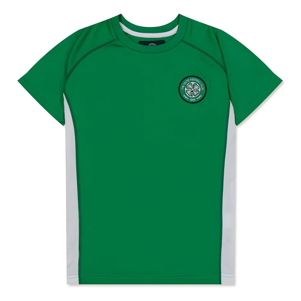 Celtic Poly T-shirt (Green/White) - Kids (McStay 8)