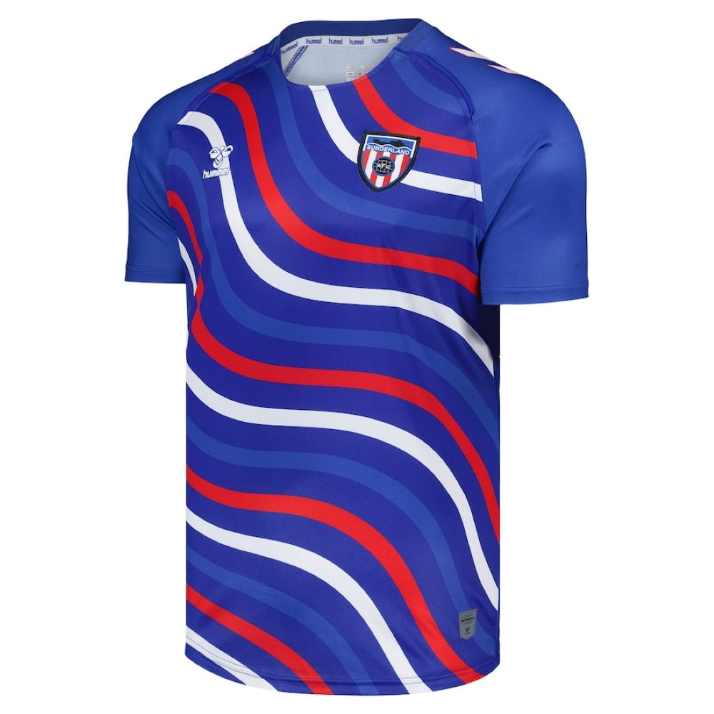 2025-2026 Sunderland Away Pre-Match Jersey (Blue) - Kids (Xhaka 34)