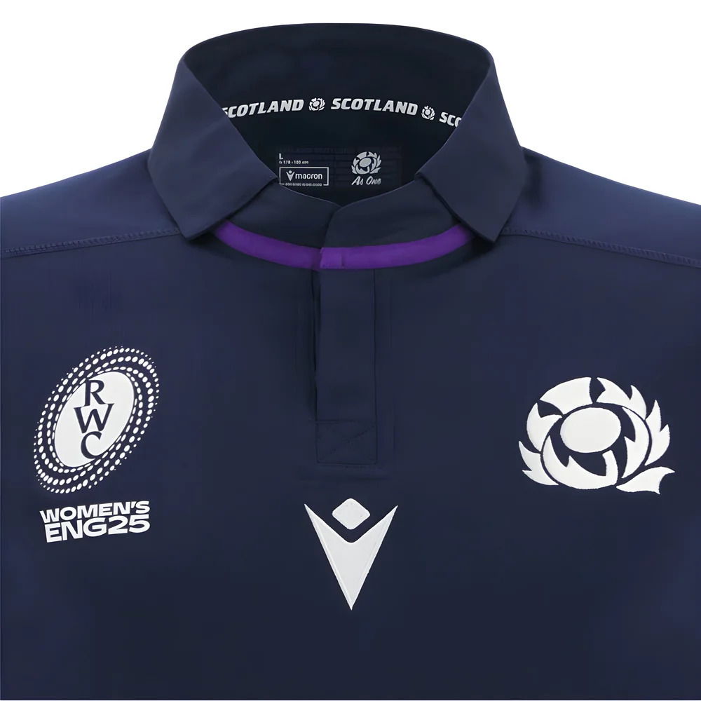 2025-2026 Scotland Home WRWC Poly Rugby Shirt (Kids)