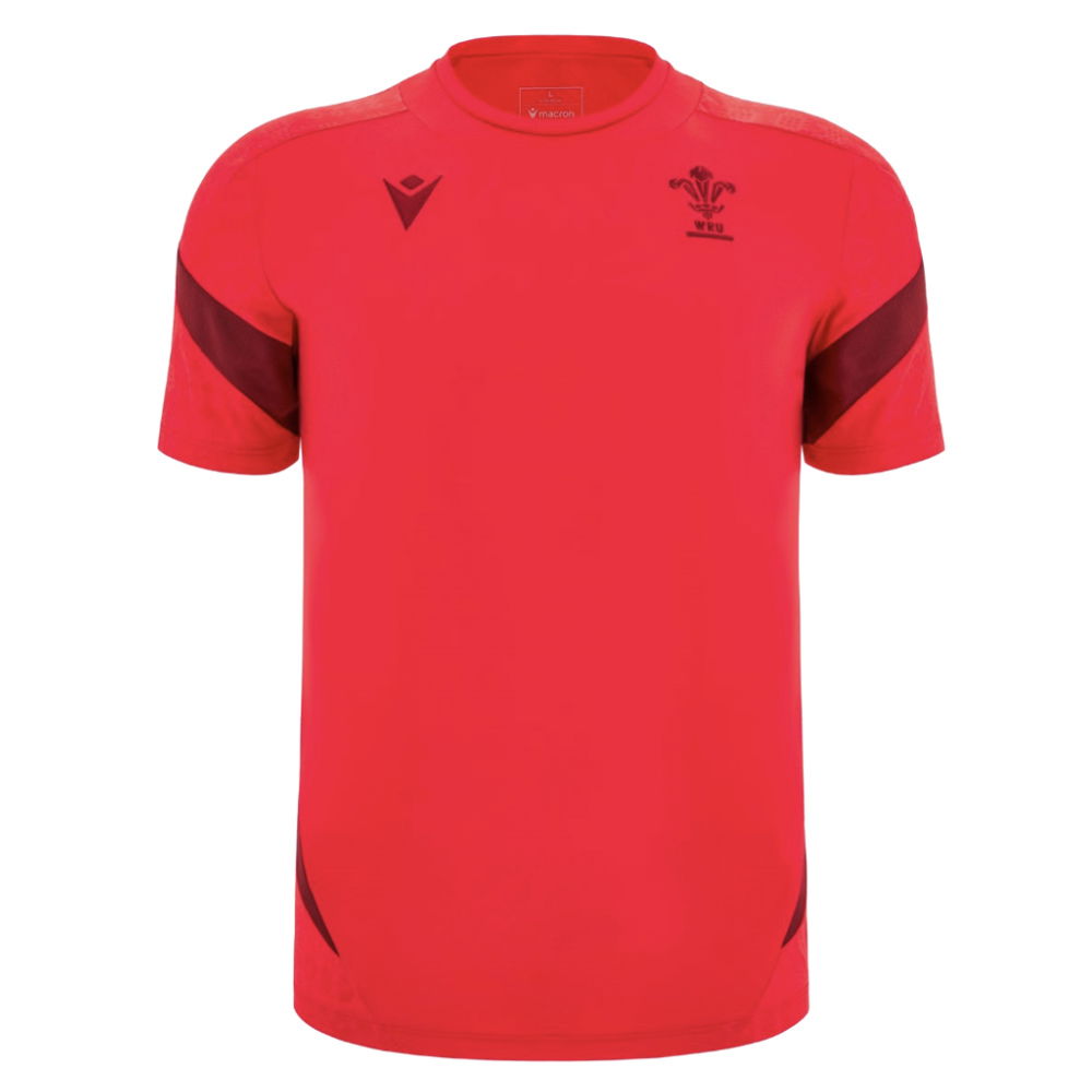 2025-2026 Wales WRU Training Player Shirt (Red) (Your Name)