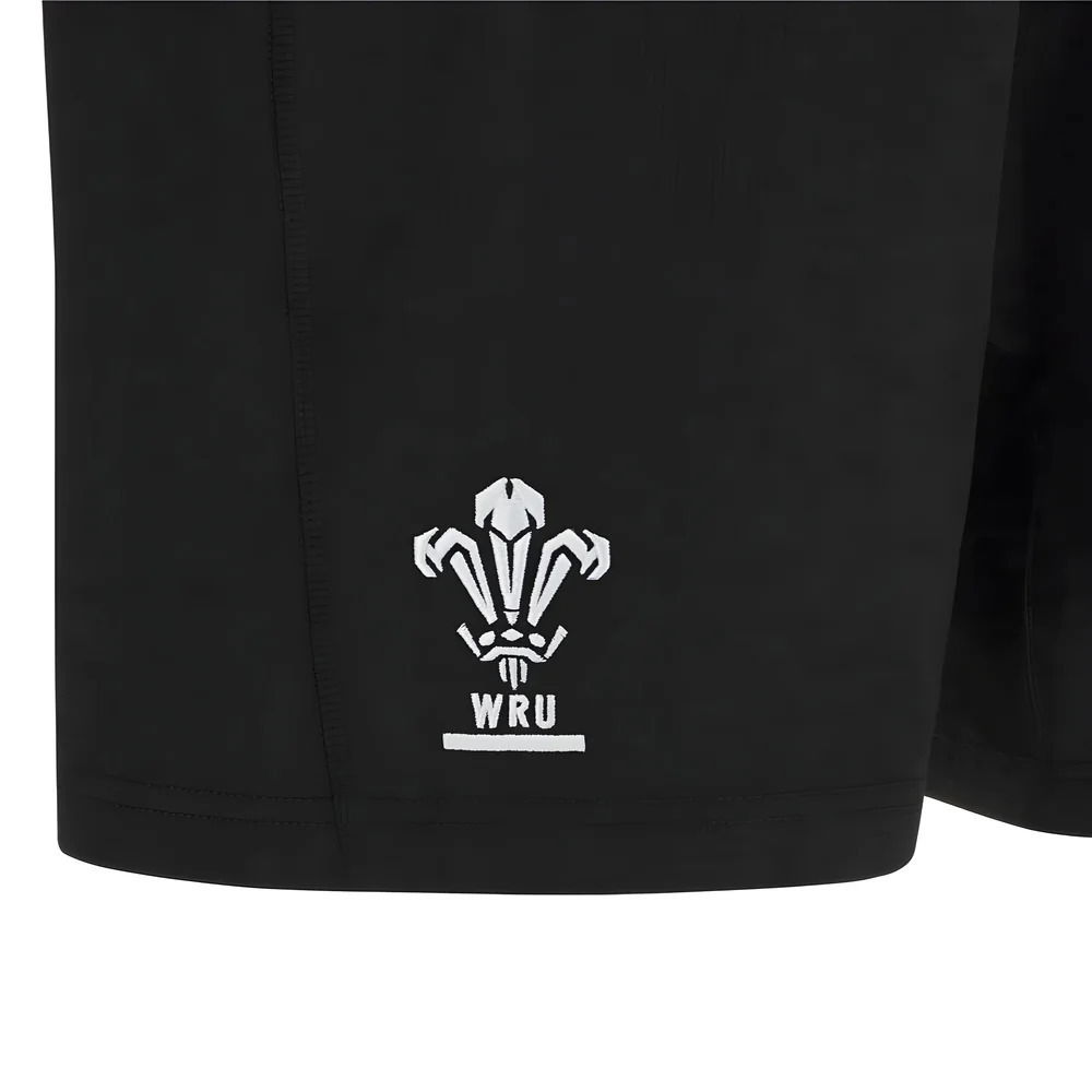 2025-2026 Wales Rugby Training Shorts (Black)