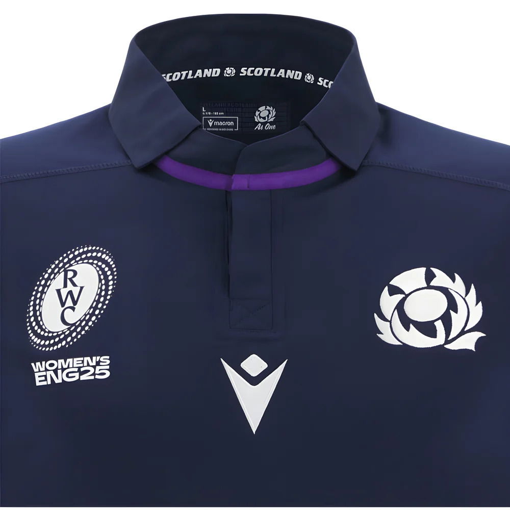 2025-2026 Scotland Home WRWC Poly Rugby Shirt