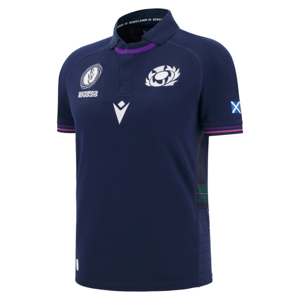 2025-2026 Scotland Home WRWC Poly Rugby Shirt (Your Name)