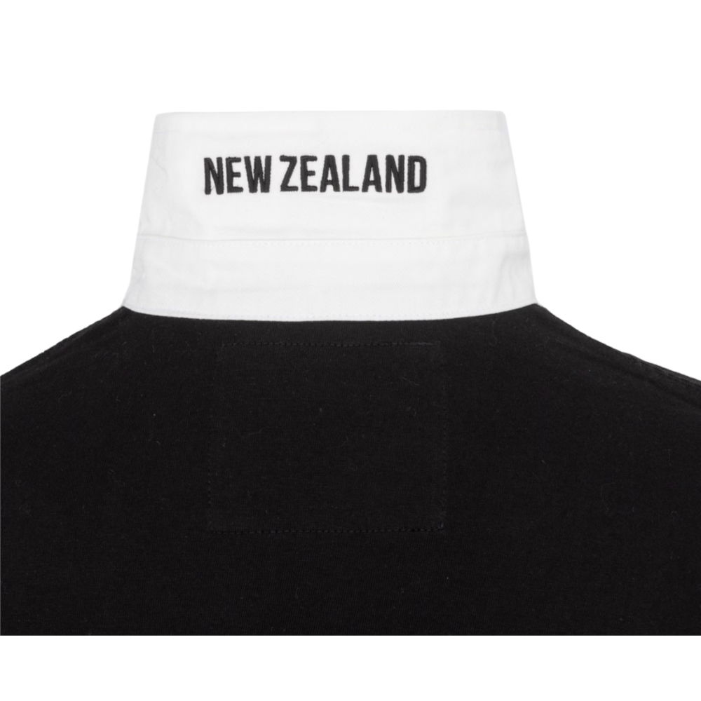 Kooga Vintage New Zealand Men\'s LS Rugby Shirt (Black)