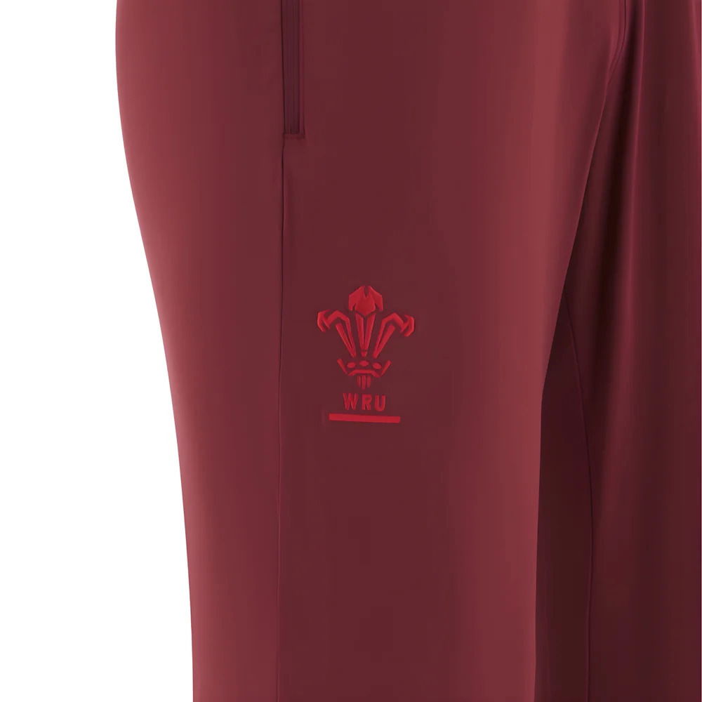 2025-2026 Wales WRU Training Player Pants (Deep Red)