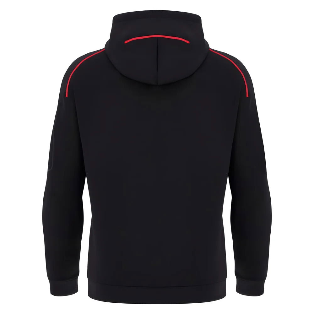 2025-2026 Wales WRU Ath Travel Tech Hoody (Black)
