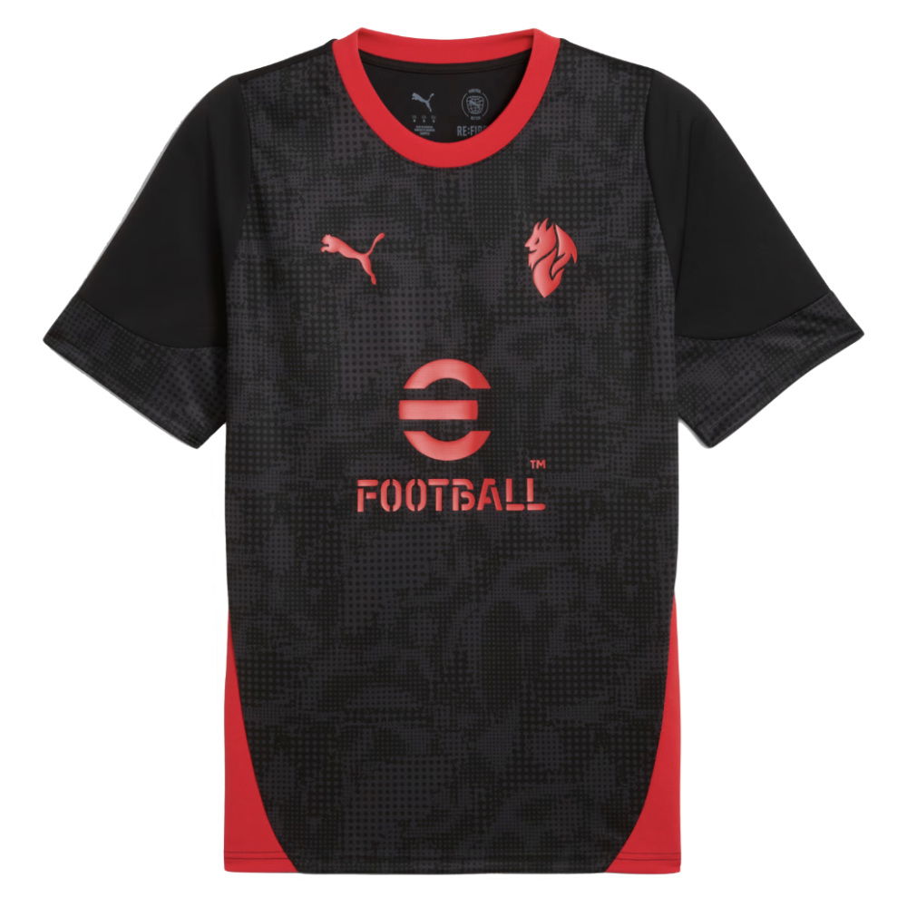 2025-2026 AC Milan Training Jersey (Black) (Pavlovic 31)