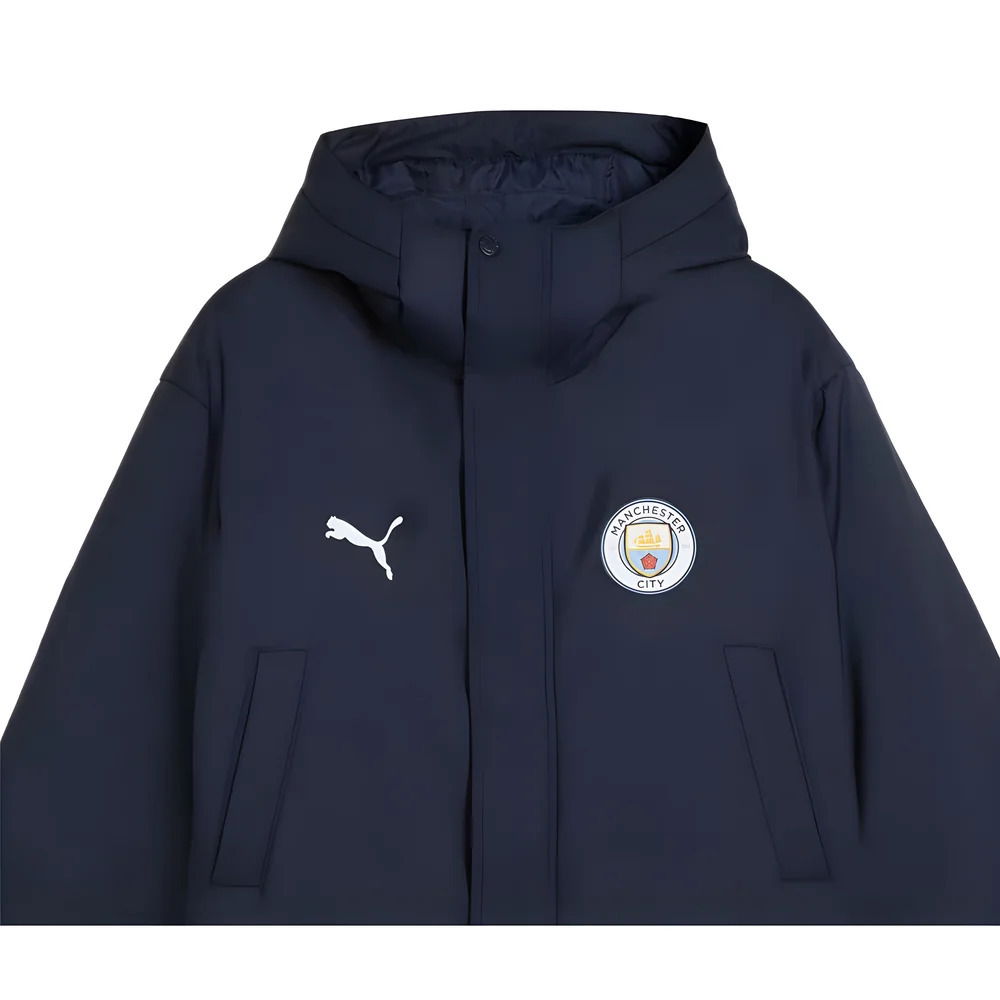 2025-2026 Man City Training Winter Coat (Deep Navy)