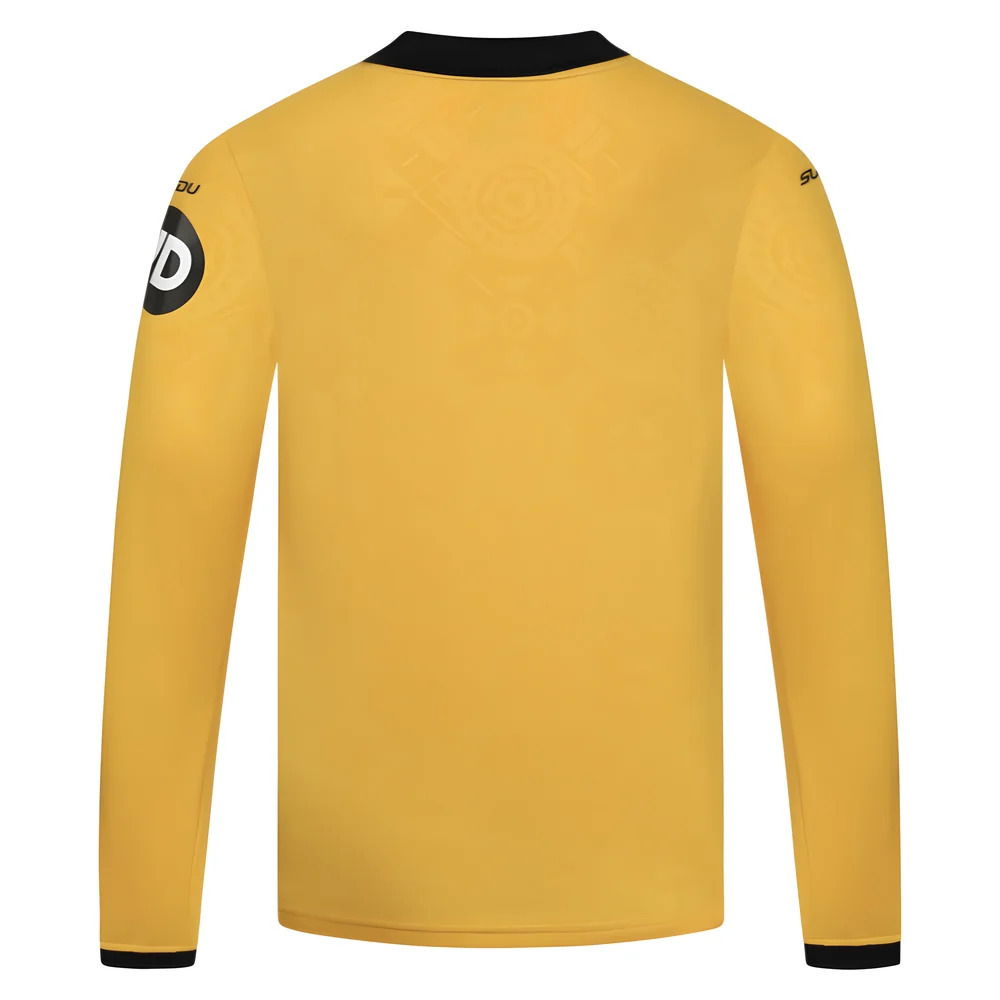 2025-2026 Wolves Long Sleeve Home Shirt - Kids