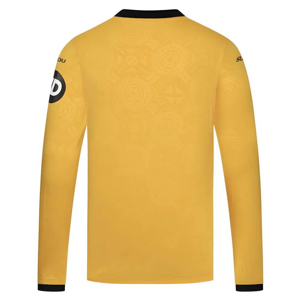2025-2026 Wolves Long Sleeve Home Shirt