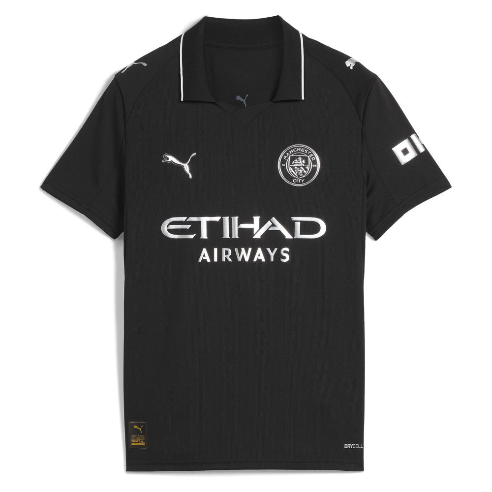 2025-2026 Man City Away Shirt (Kids) (Goater 9)