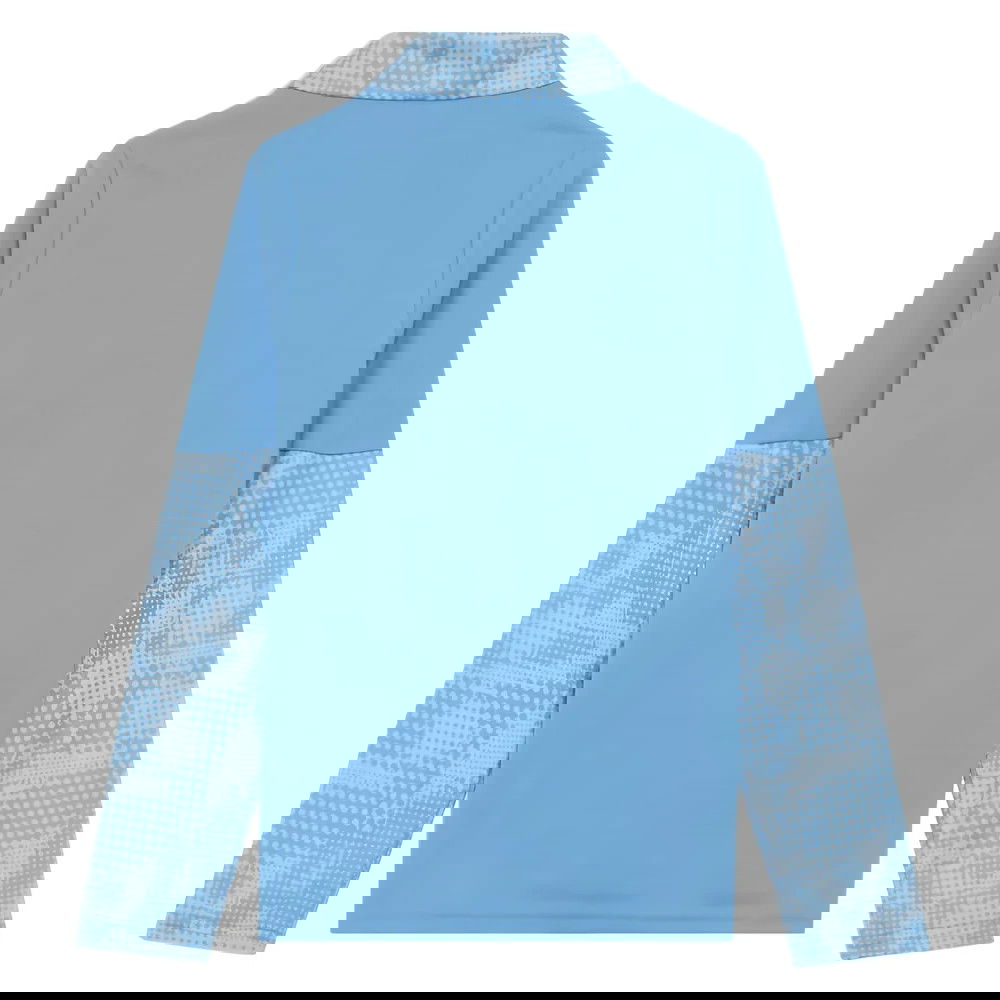 2025-2026 Man City Training 1/4 Zip Top (Light Blue) - Kids