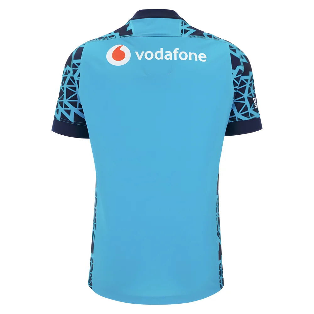 2025-2026 Scotland Rugby Training Jersey (Navy-Sky) - Kids