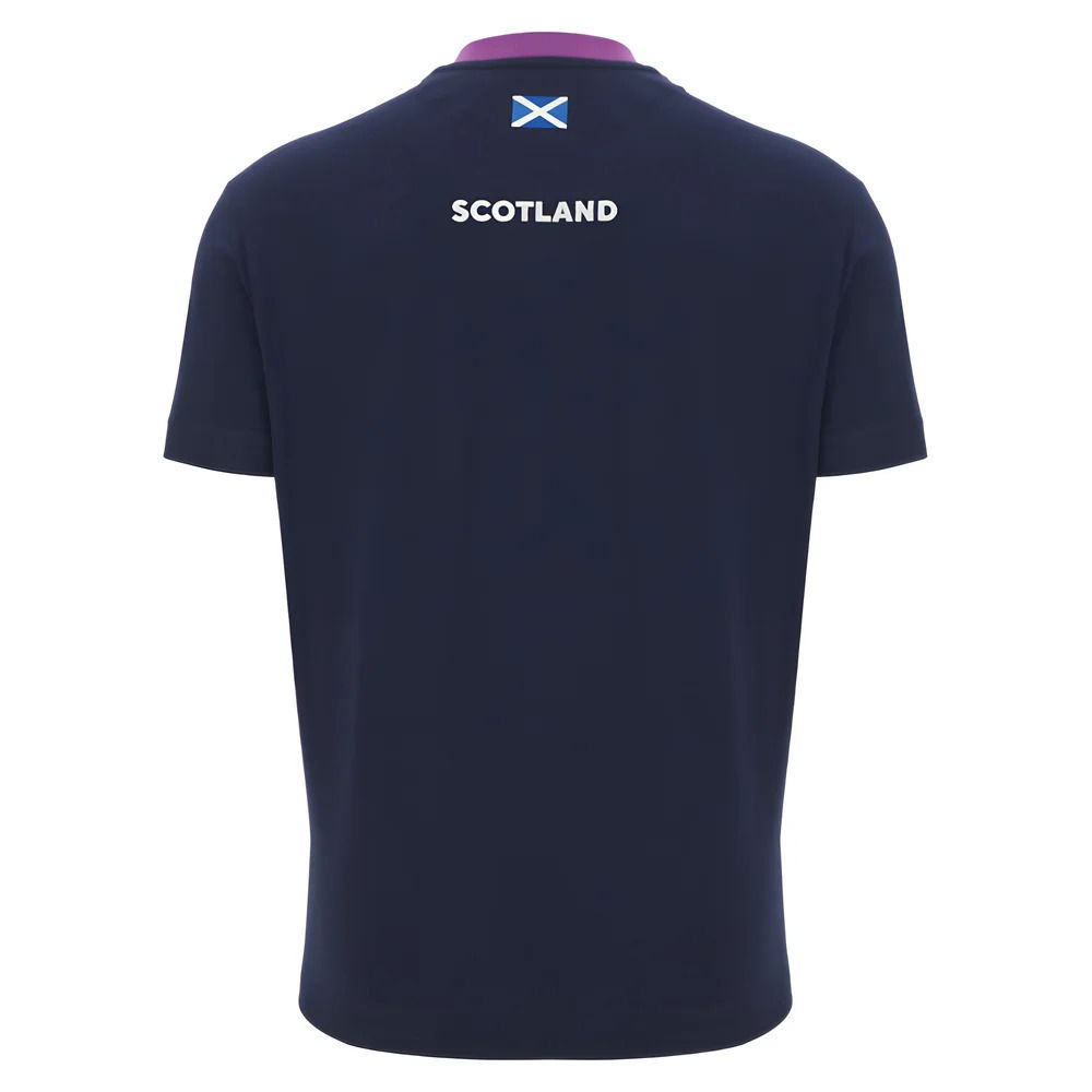 2025-2026 Scotland Rugby Ath Cotton Tee (Navy)