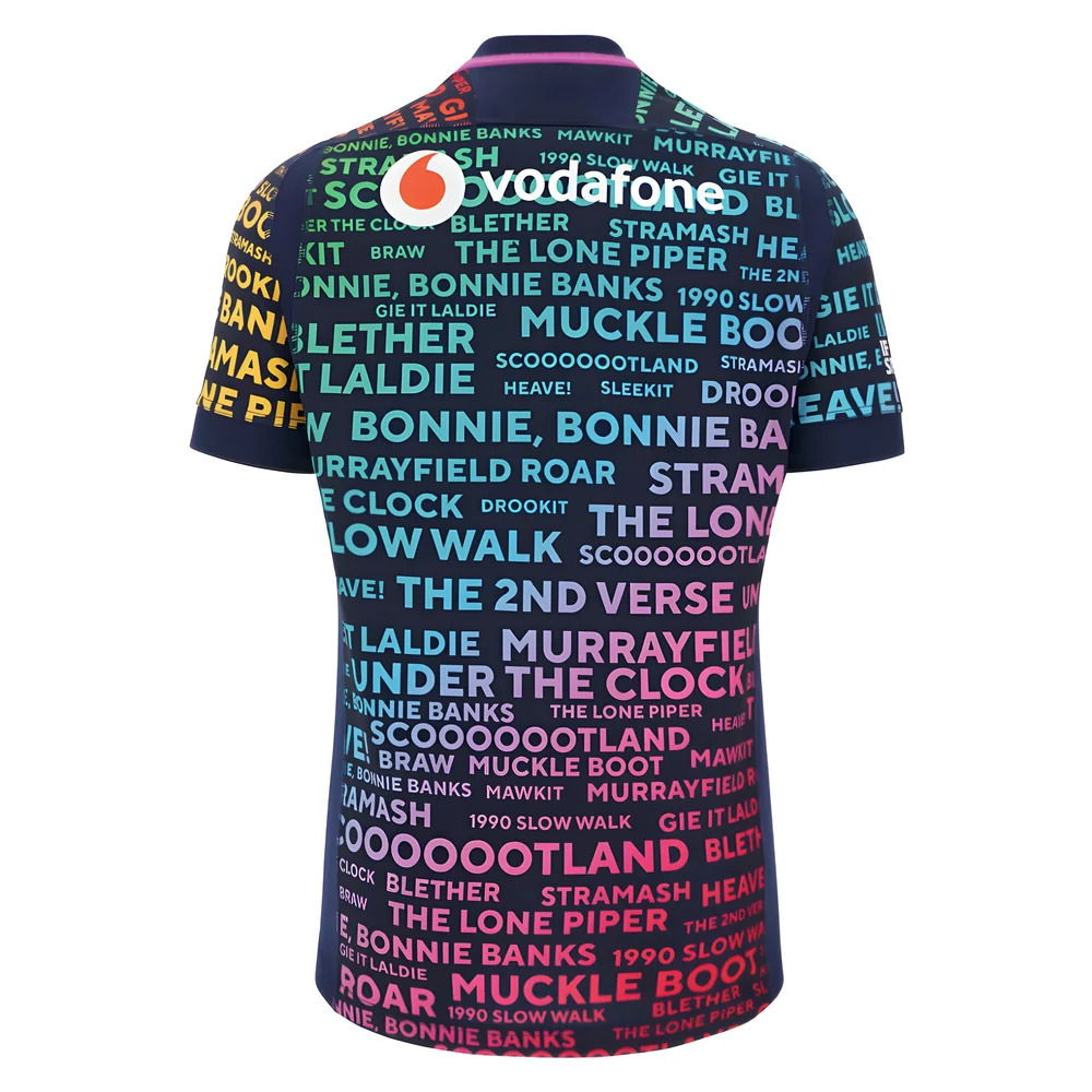2025-2026 Scotland Rugby Training Jersey (Rainbow) - Kids