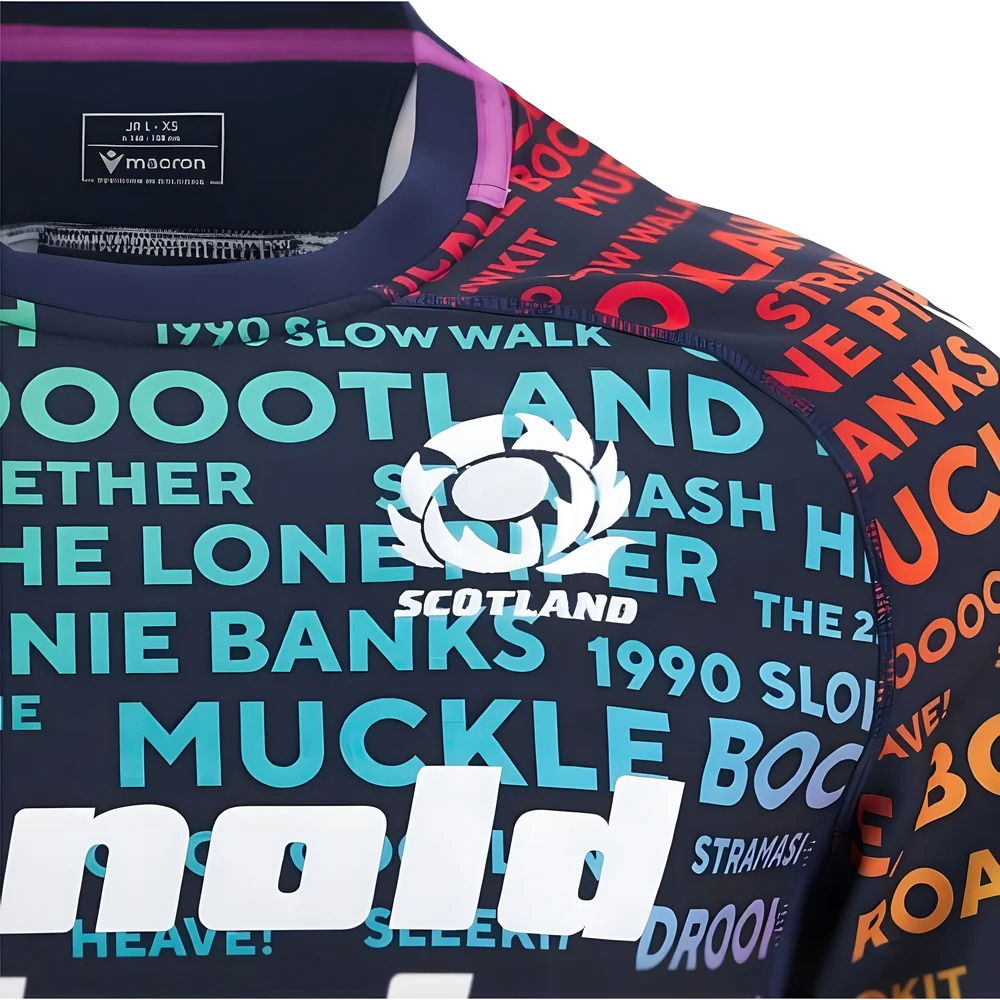 2025-2026 Scotland Rugby Training Jersey (Rainbow) - Kids