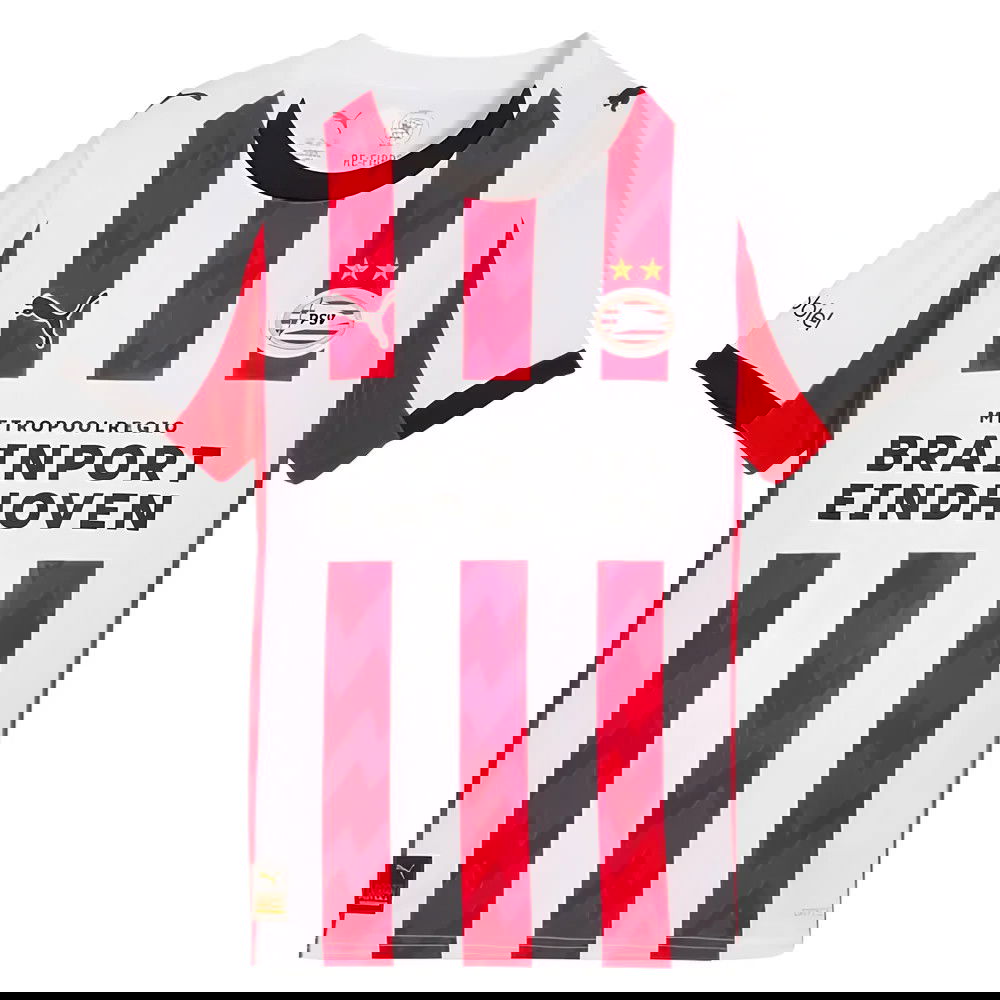 2025-2026 PSV Eindhoven Home Shirt (Kids) (Your Name)