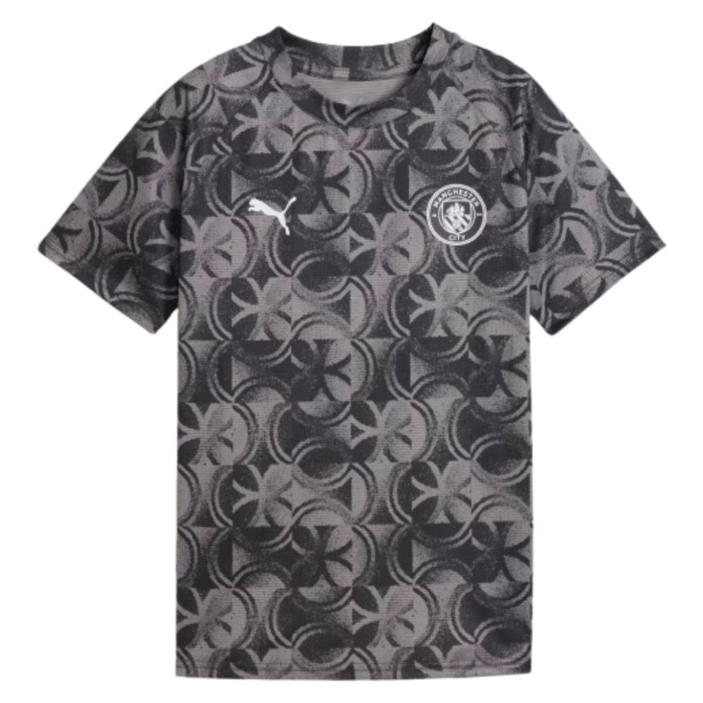 2025-2026 Man City Warm Up Jersey (Black) - Kids (Walker 2)