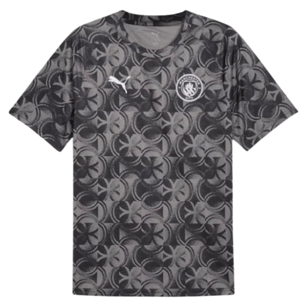 2025-2026 Man City Warm Up Jersey (Black) (Walker 2)