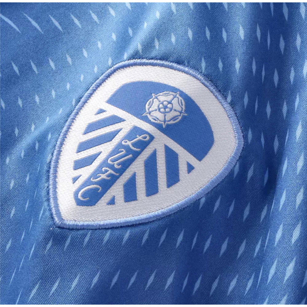 2025-2026 Leeds Home Long Sleeve Goalkeeper Shirt (Blue) - Kids