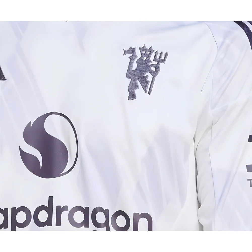 2025-2026 Man Utd Long Sleeve Away Shirt (Mazraoui 3)