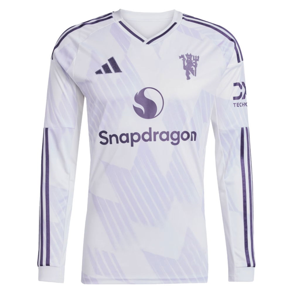 2025-2026 Man Utd Long Sleeve Away Shirt (Mazraoui 3)