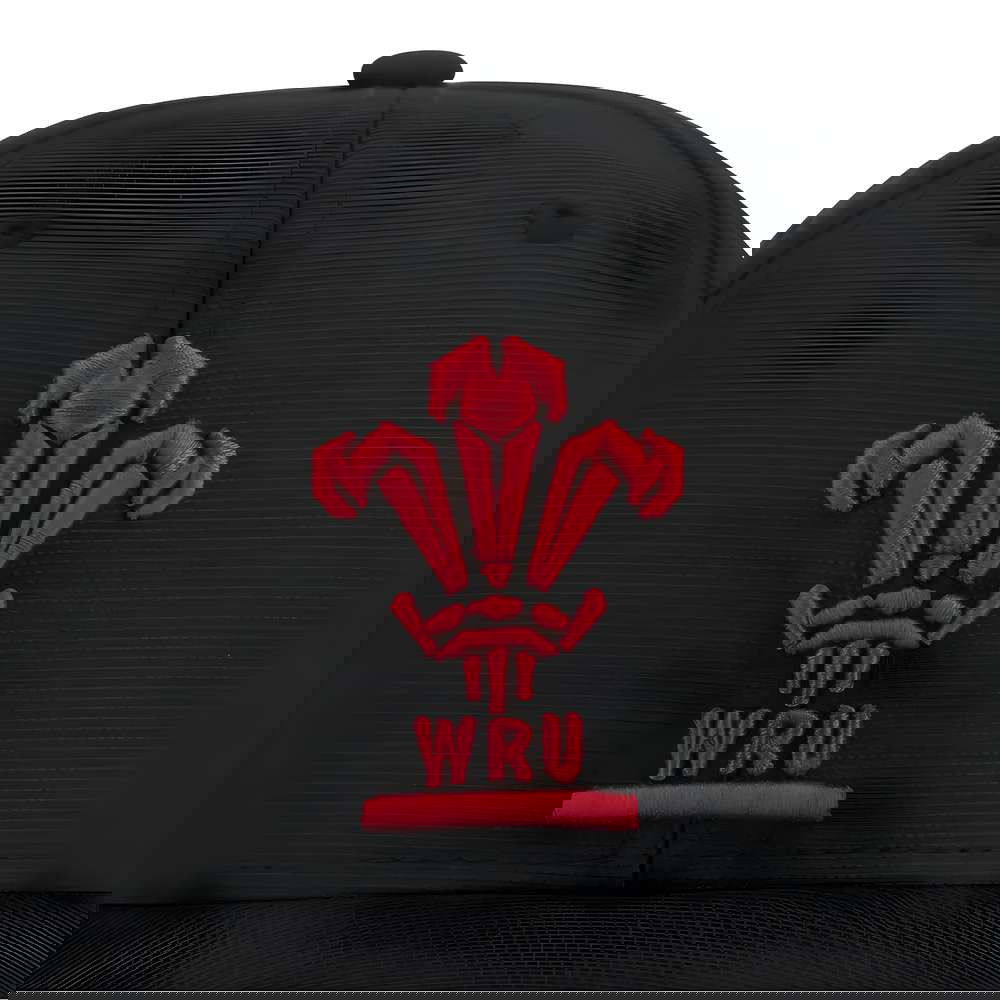 2025-2026 Wales WRU Custom Cap Curved Visor (Black)