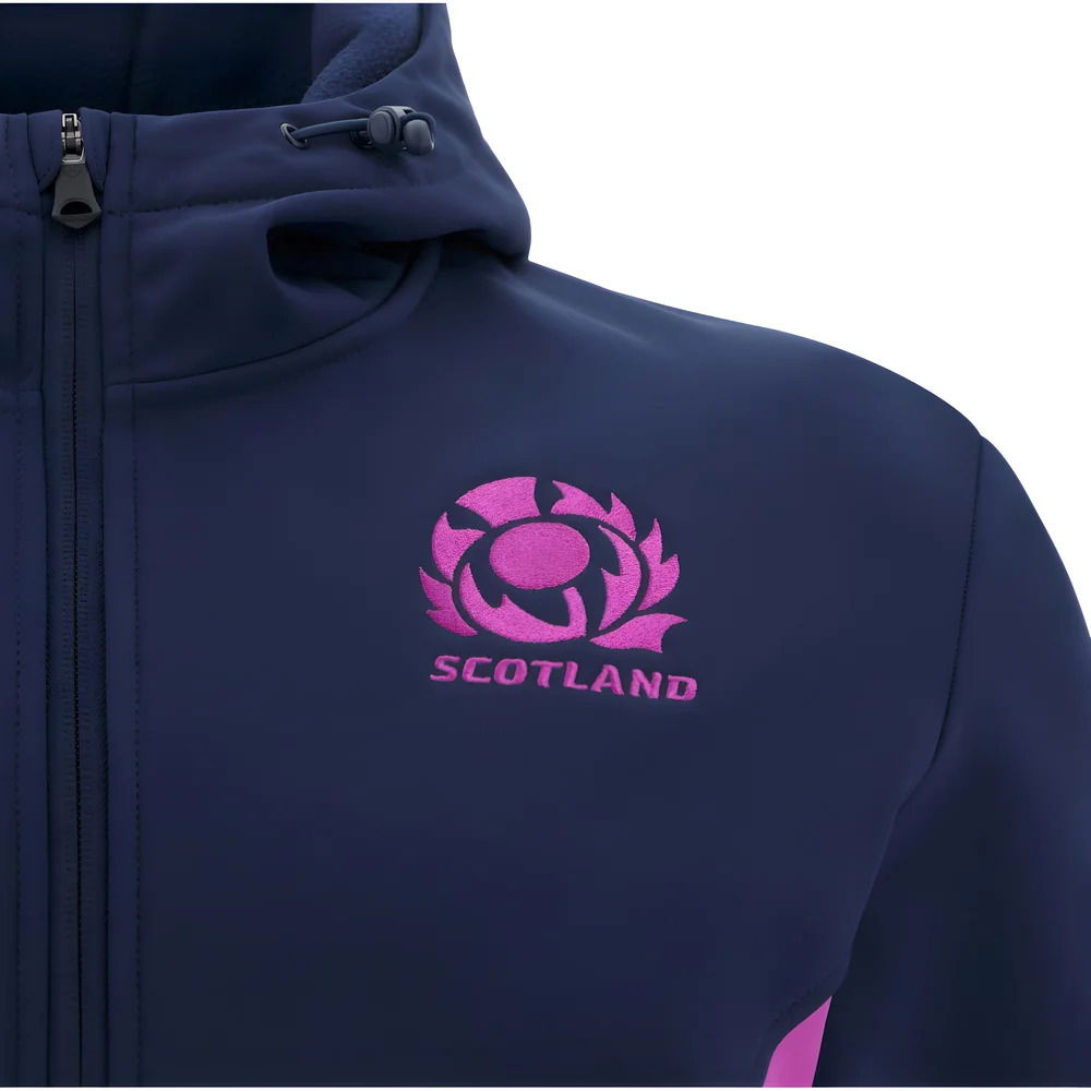 2025-2026 Scotland Rugby Softshell Jacket (Navy)