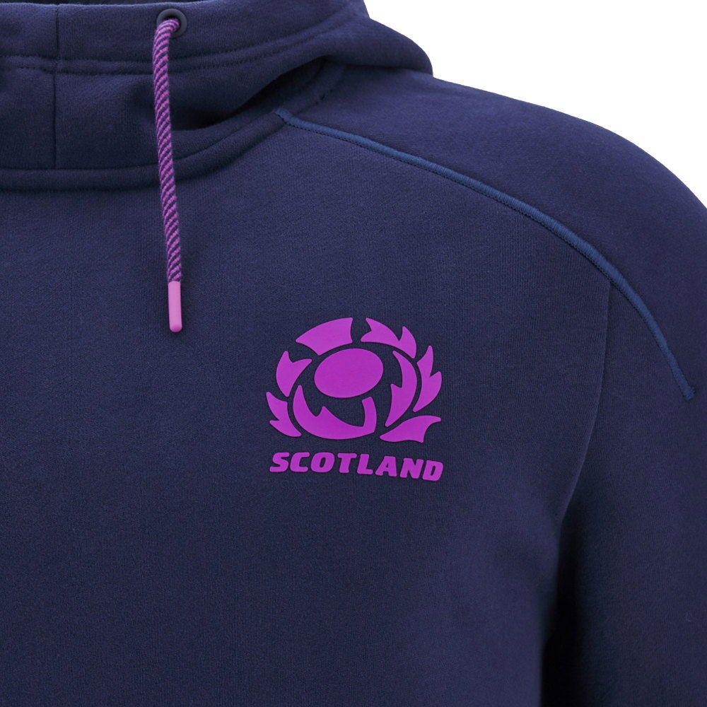 2025-2026 Scotland Rugby Ath Sweat Hoody (Navy)