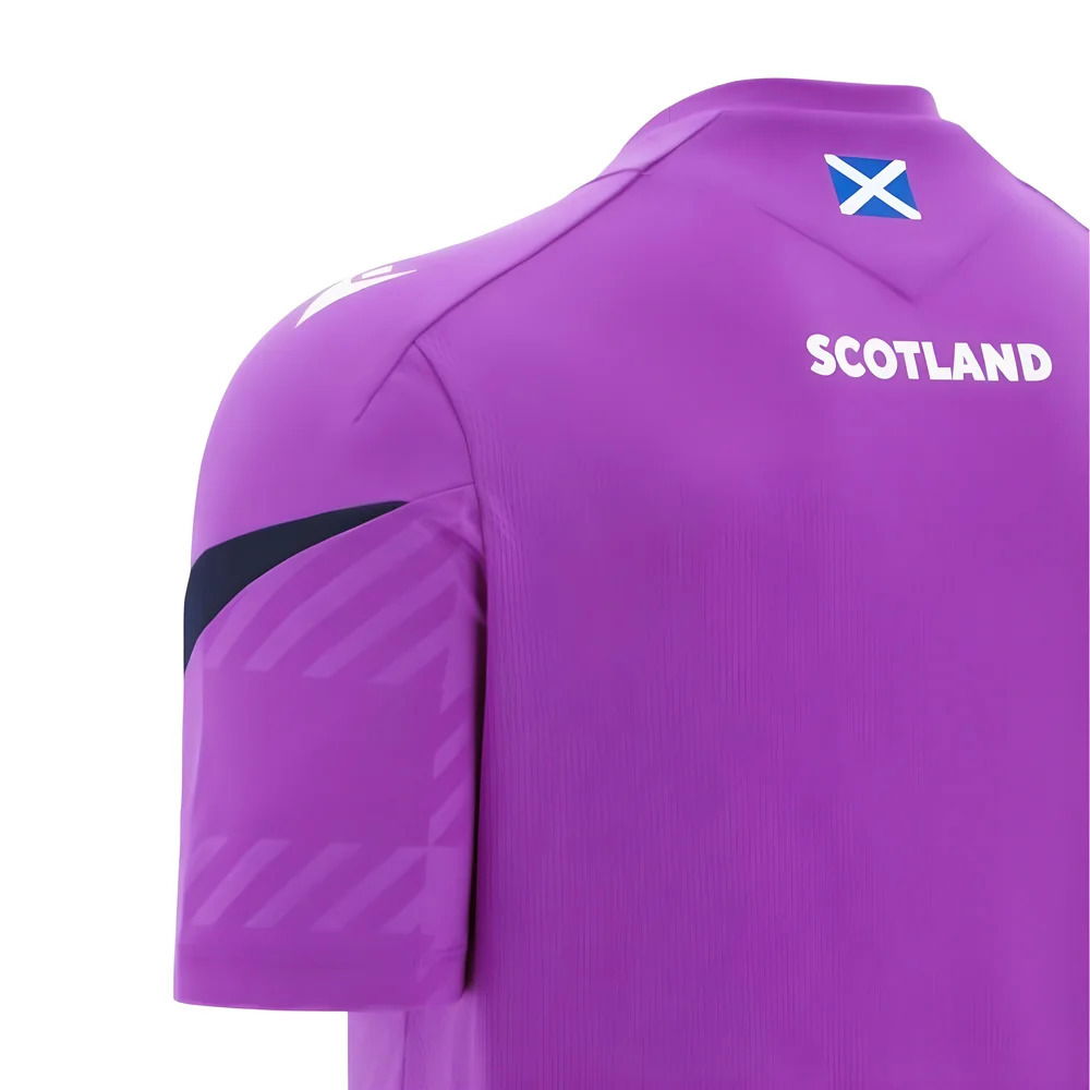 2025-2026 Scotland Rugby Training Poly Shirt (Purple)