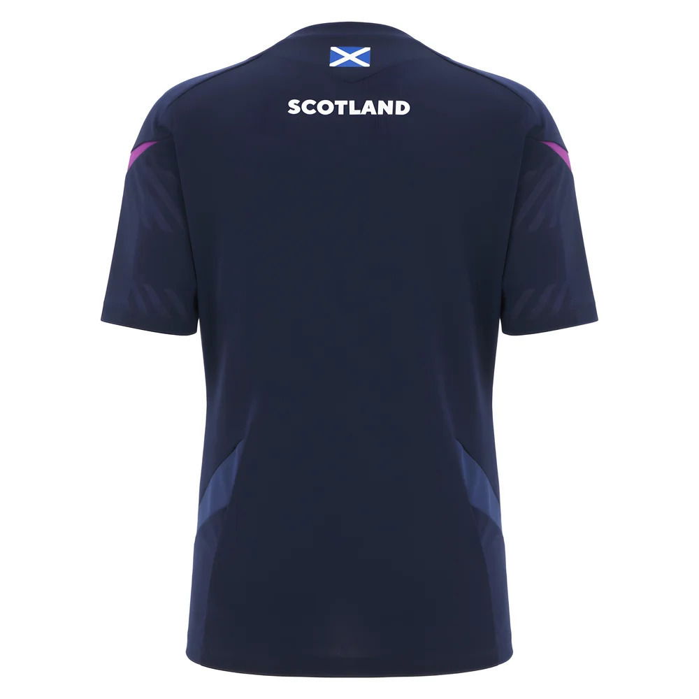 2025-2026 Scotland Rugby Training Shirt (Navy) - Womens