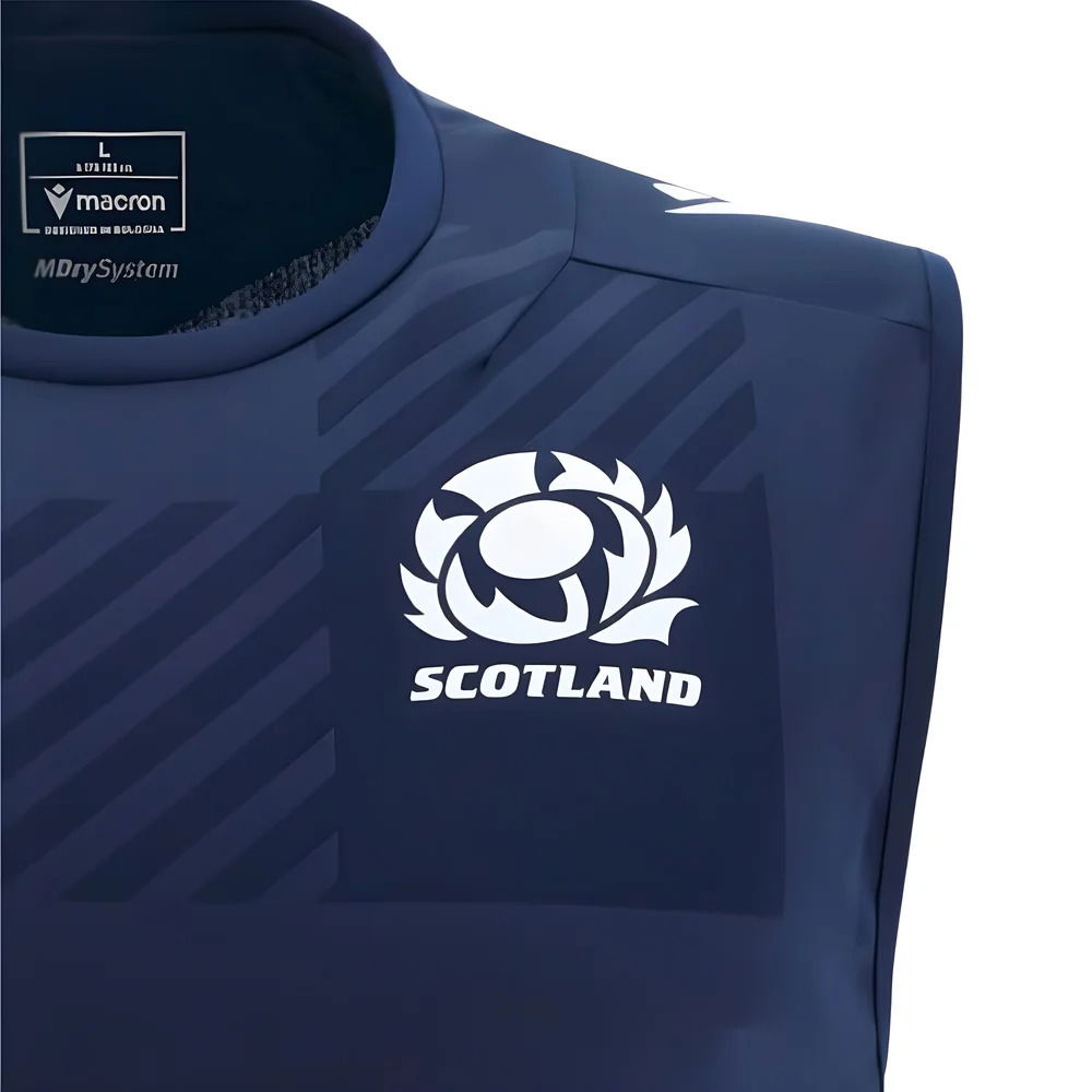 2025-2026 Scotland Poly Sleeveless Training Shirt (Navy)