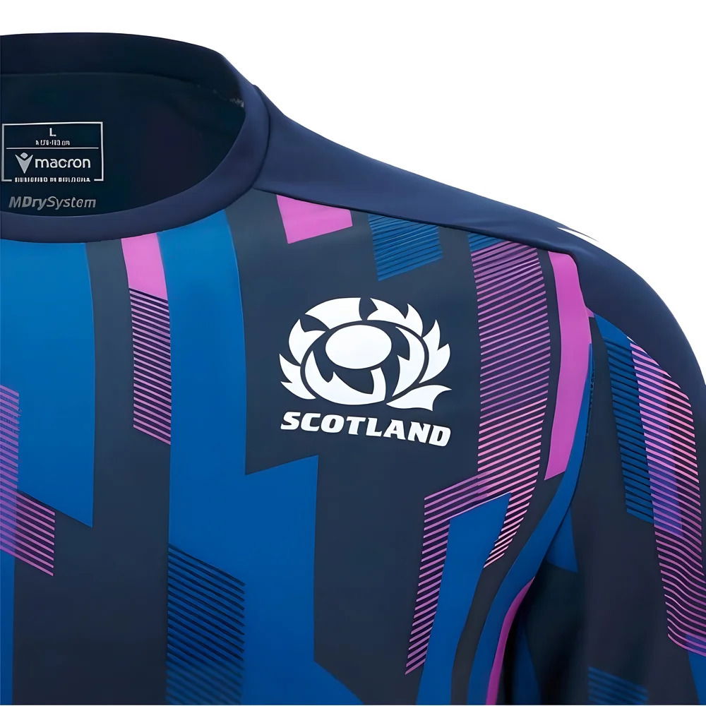 2025-2026 Scotland Rugby Warm Up Shirt (Navy)
