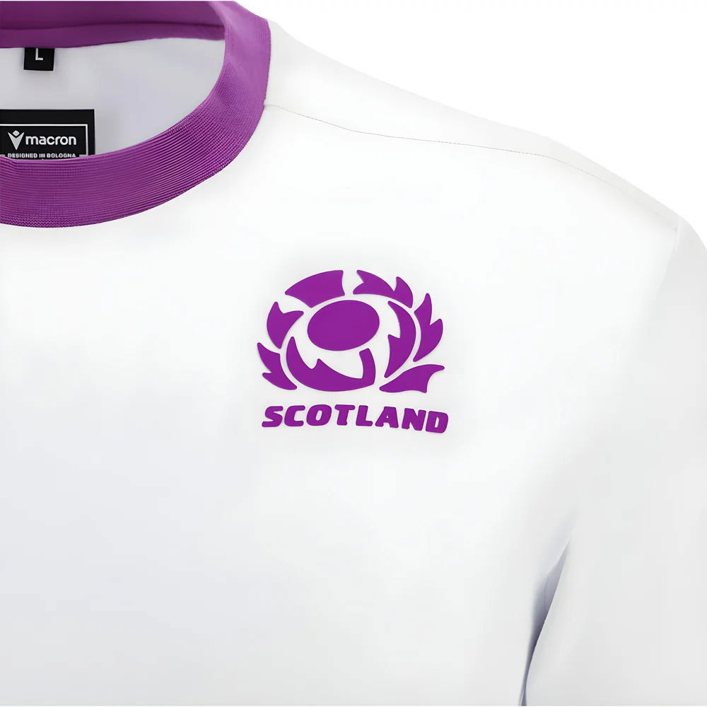 2025-2026 Scotland Rugby Ath Cotton Tee (White)