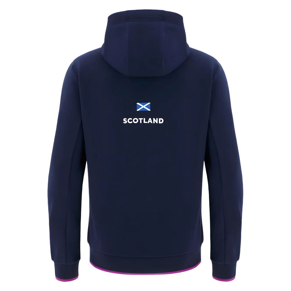 2025-2026 Scotland Rugby Travel Hoody (Navy) - Kids