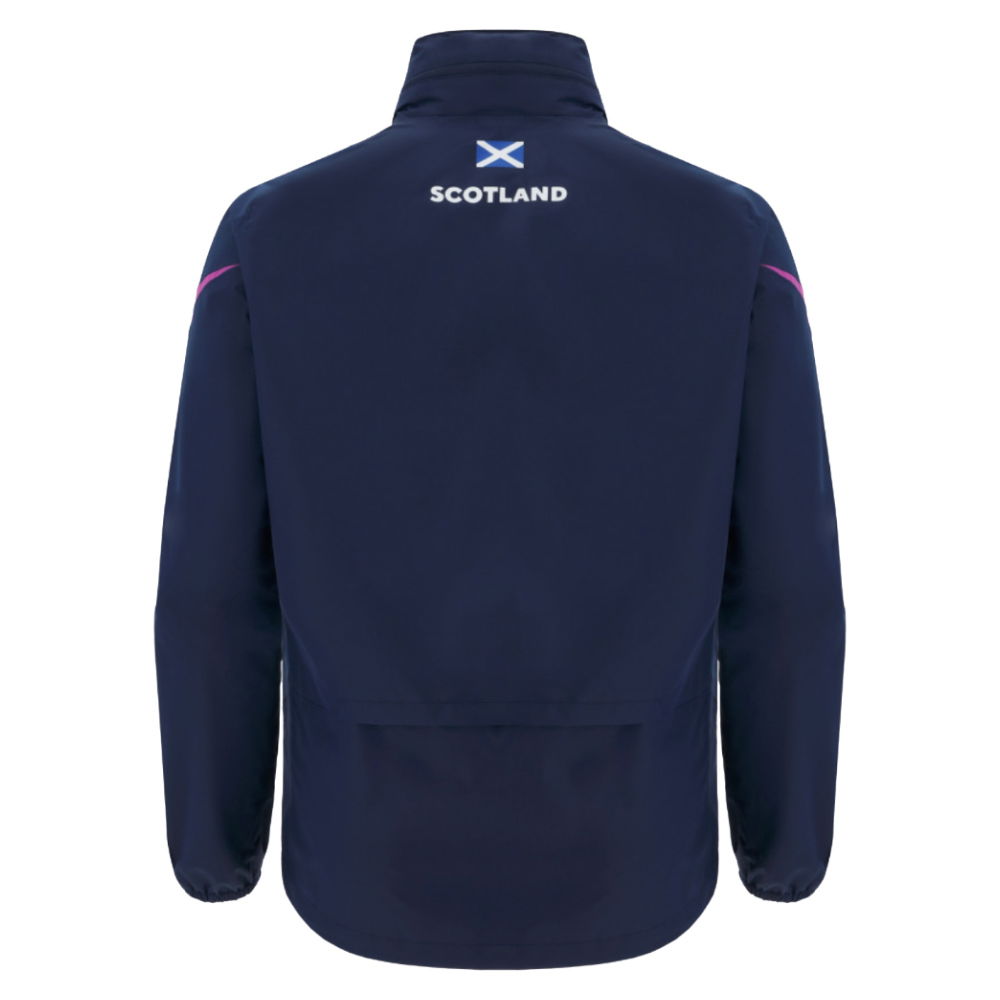 2025-2026 Scotland Rugby Rain Jacket (Navy) - Kids