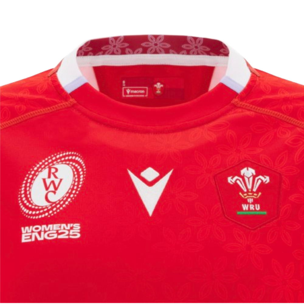 2025-2026 Wales WRU Home WRWC Replica Rugby Shirt (Kids)