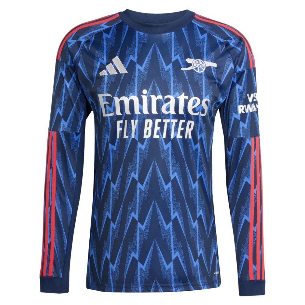 2025-2026 Arsenal Long Sleeve Away Shirt (Wright 8)