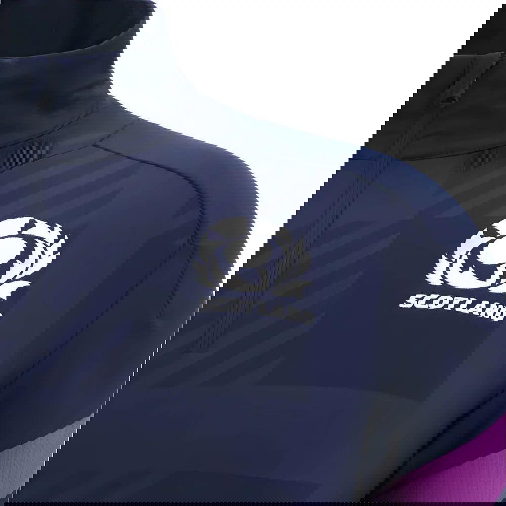 2025-2026 Scotland Rugby 1/4 Zip Training Top (Navy)
