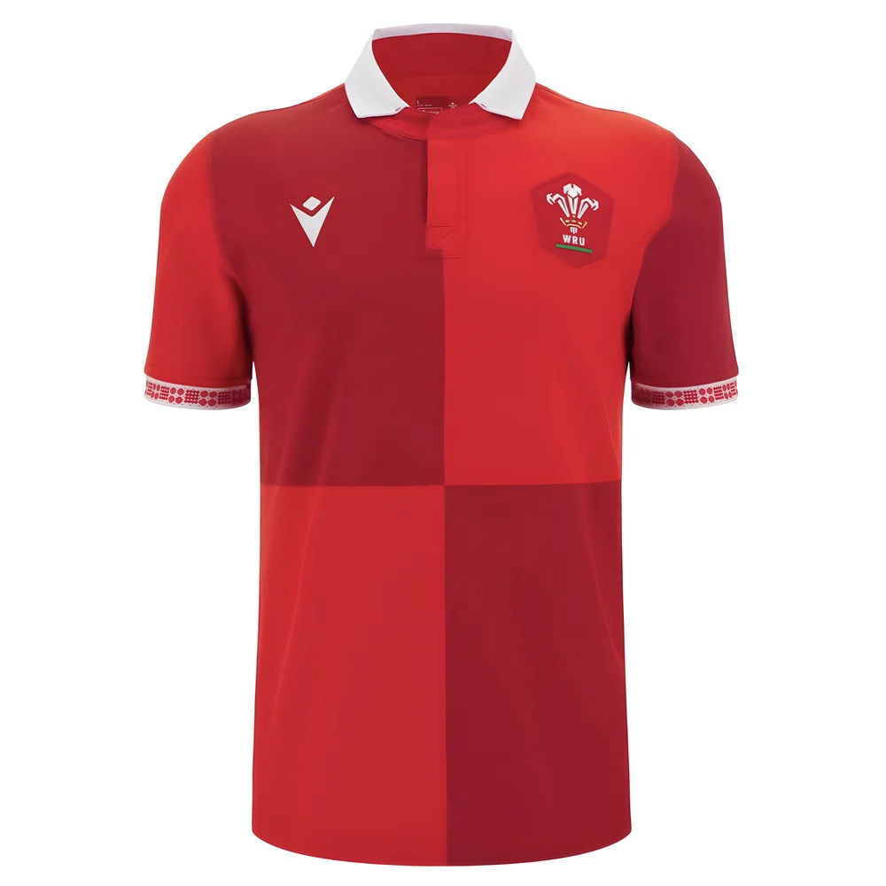 2025-2026 Wales WRU Home Cotton Rugby Shirt (Adams 11)