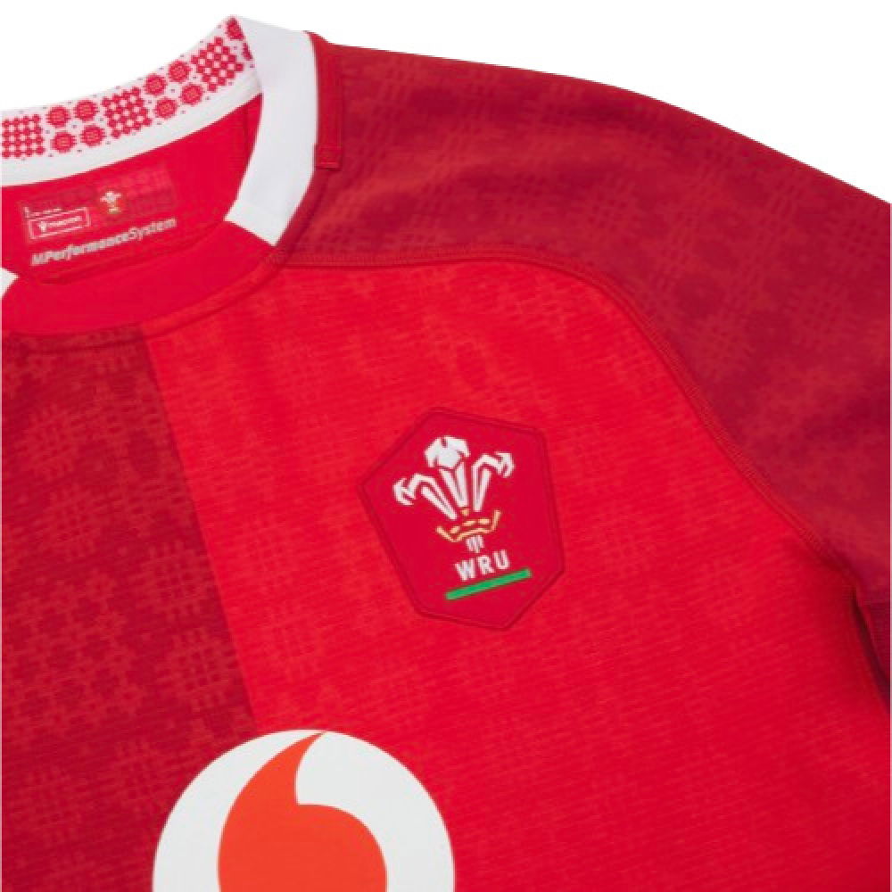 2025-2026 Wales WRU Home Slim Fit Rugby Shirt