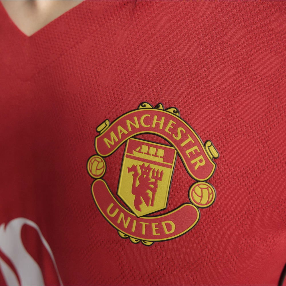 2025-2026 Man Utd Authentic Long Sleeve Home Shirt