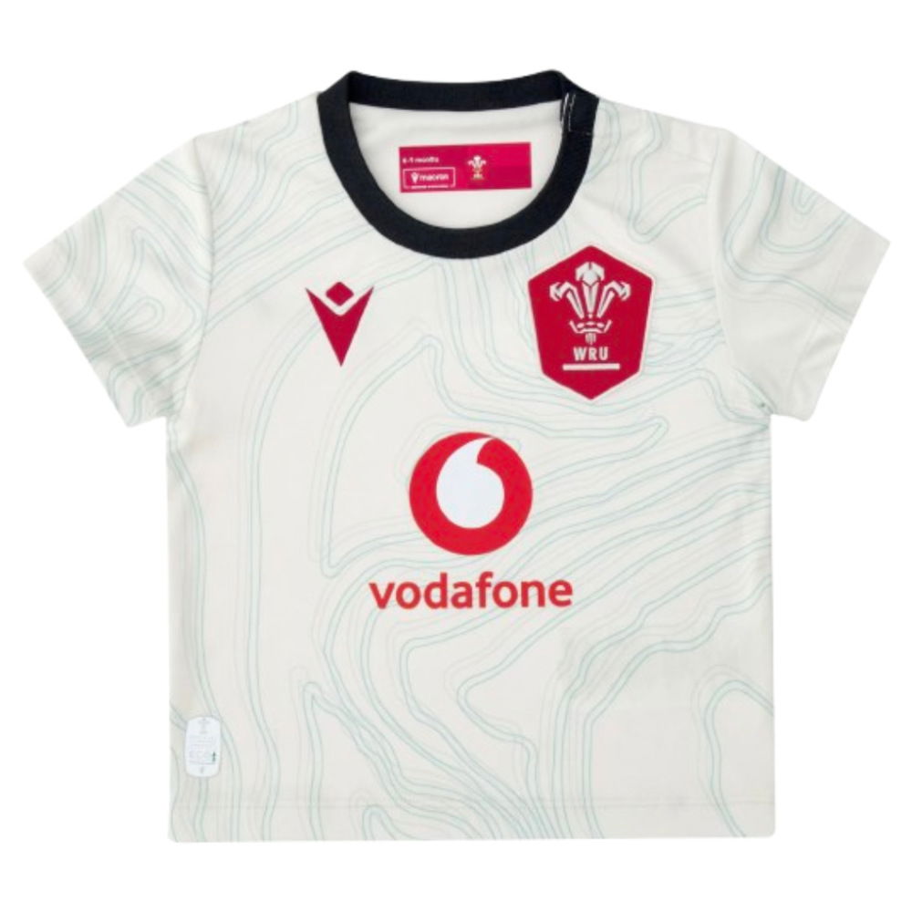 2025-2026 Wales WRU Away Baby Rugby Shirt (Your Name)