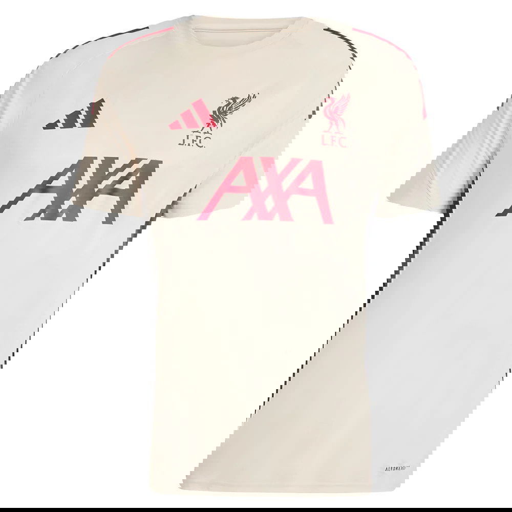 2025-2026 Liverpool Training Jersey (White) (Your Name)