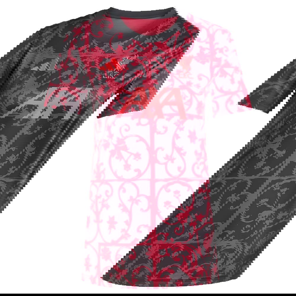 2025-2026 Liverpool Pre-Match Shirt (Black) - Womens (Rio 73)