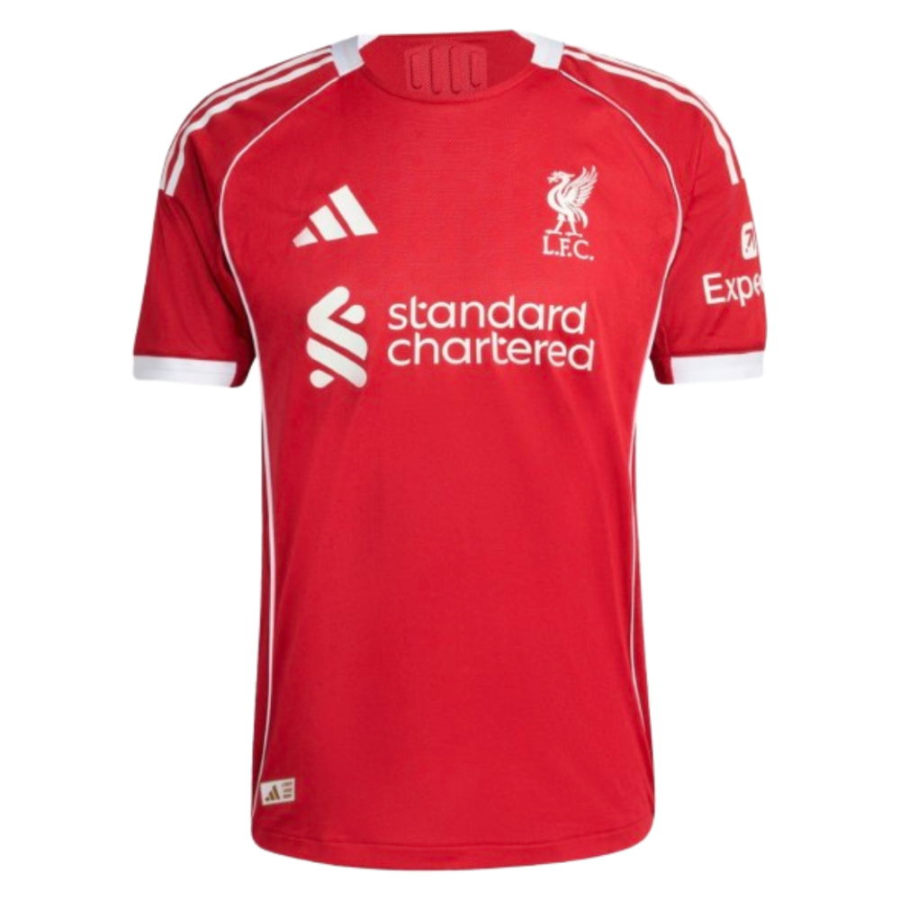 2025-2026 Liverpool Authentic Home Shirt (M.Salah 11)
